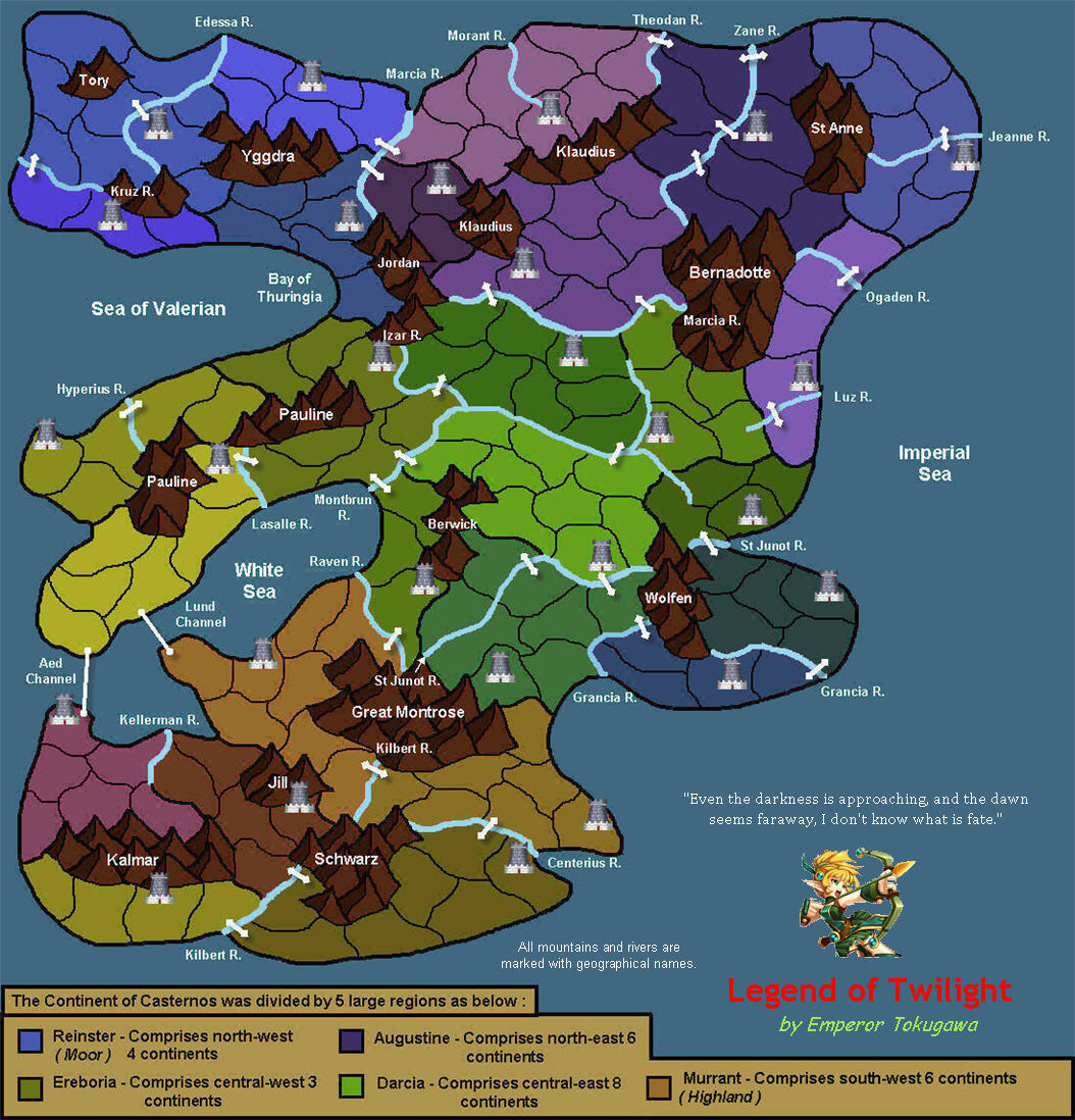 the map